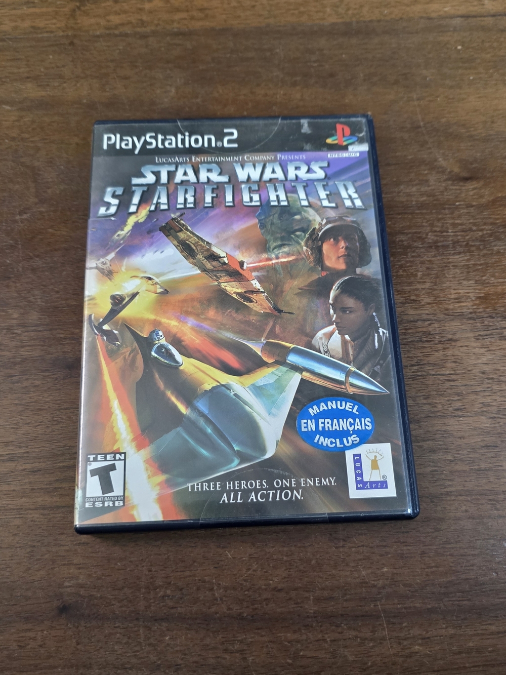 Sony PS2  Star Wars Starfighter Game CIB + REGI